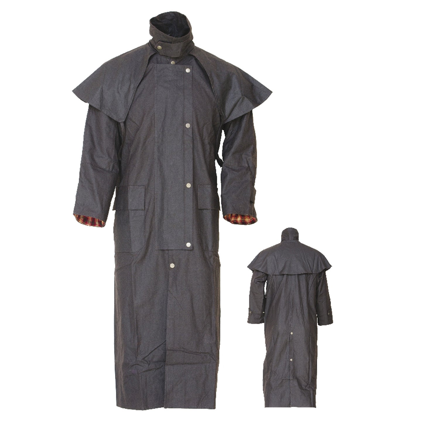 Chaqueta impermeable encerada larga Umbria Equitazione