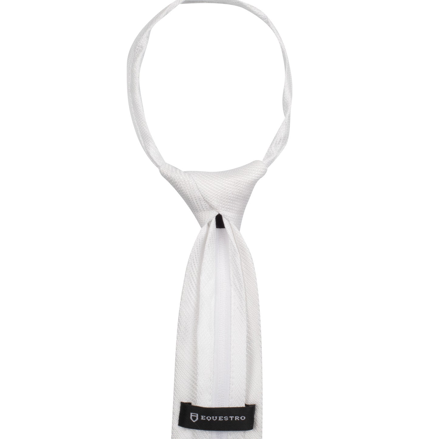 Corbata de concurso de panal Equestro - Blanco