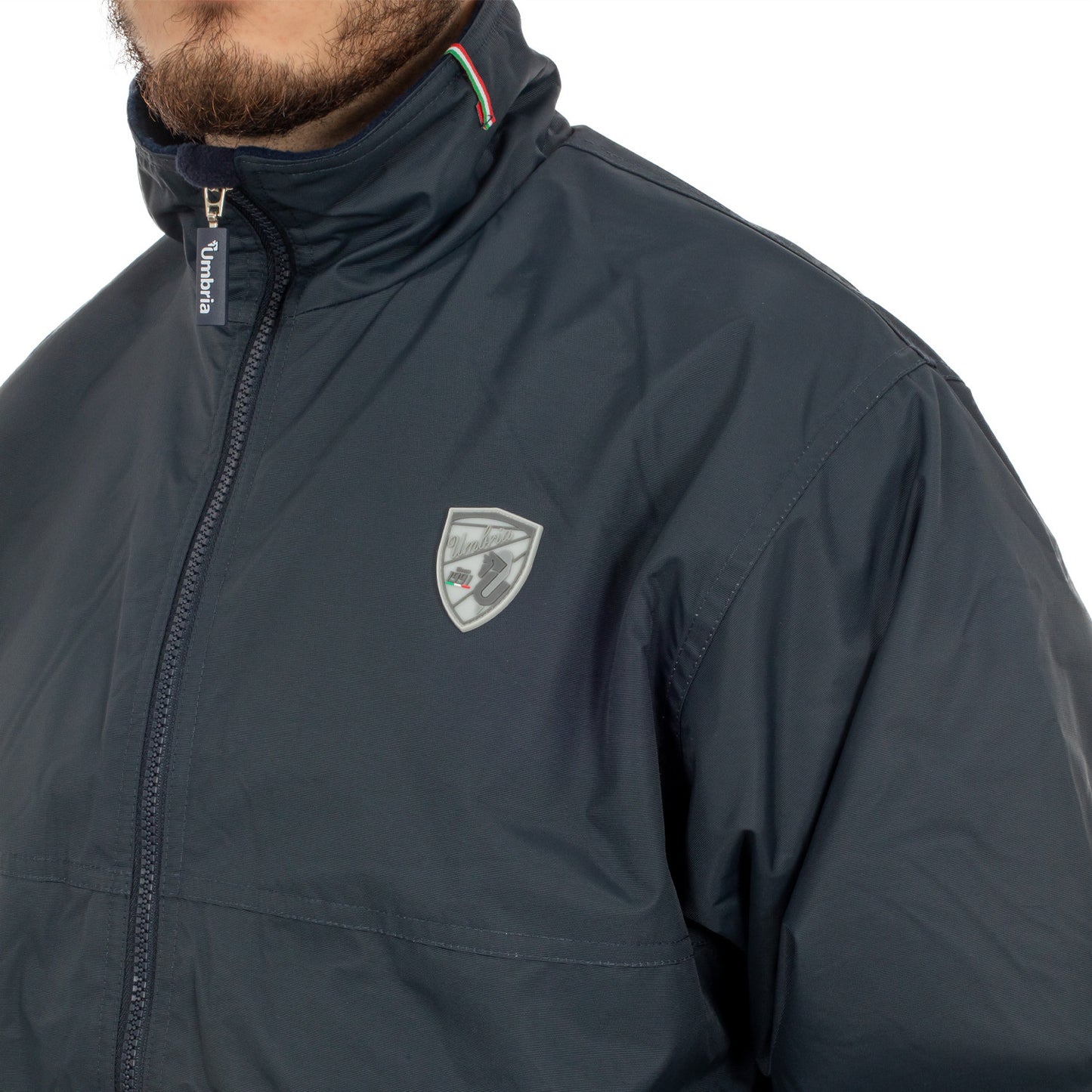 Bomber de tejido técnico Umbria Equitazione - Azul marino