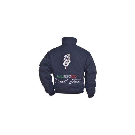 Bomber invernal Umbría modelo "Sport Team" Umbria Equitazione - Azul marino