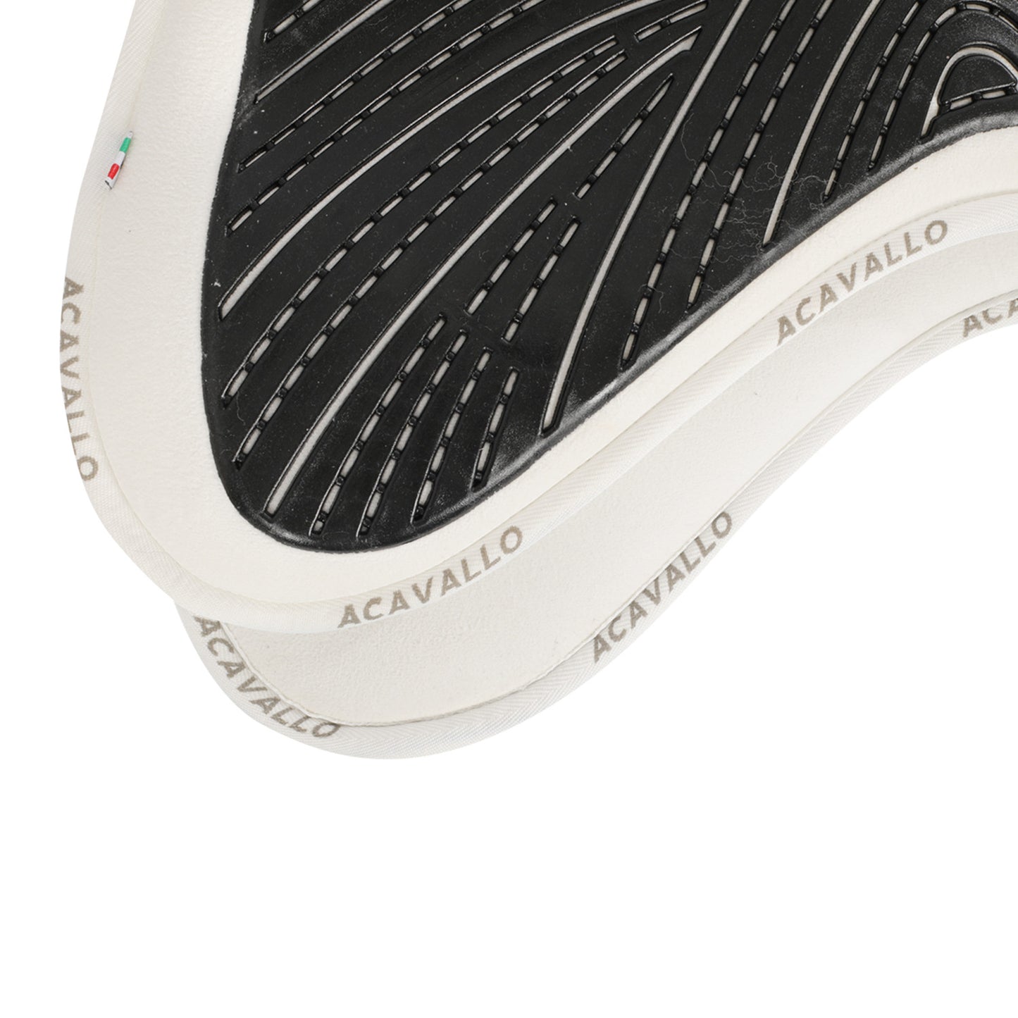 Compensador MF con JCCS CW-FS gamuza grip gel flat Acavallo - Blanco
