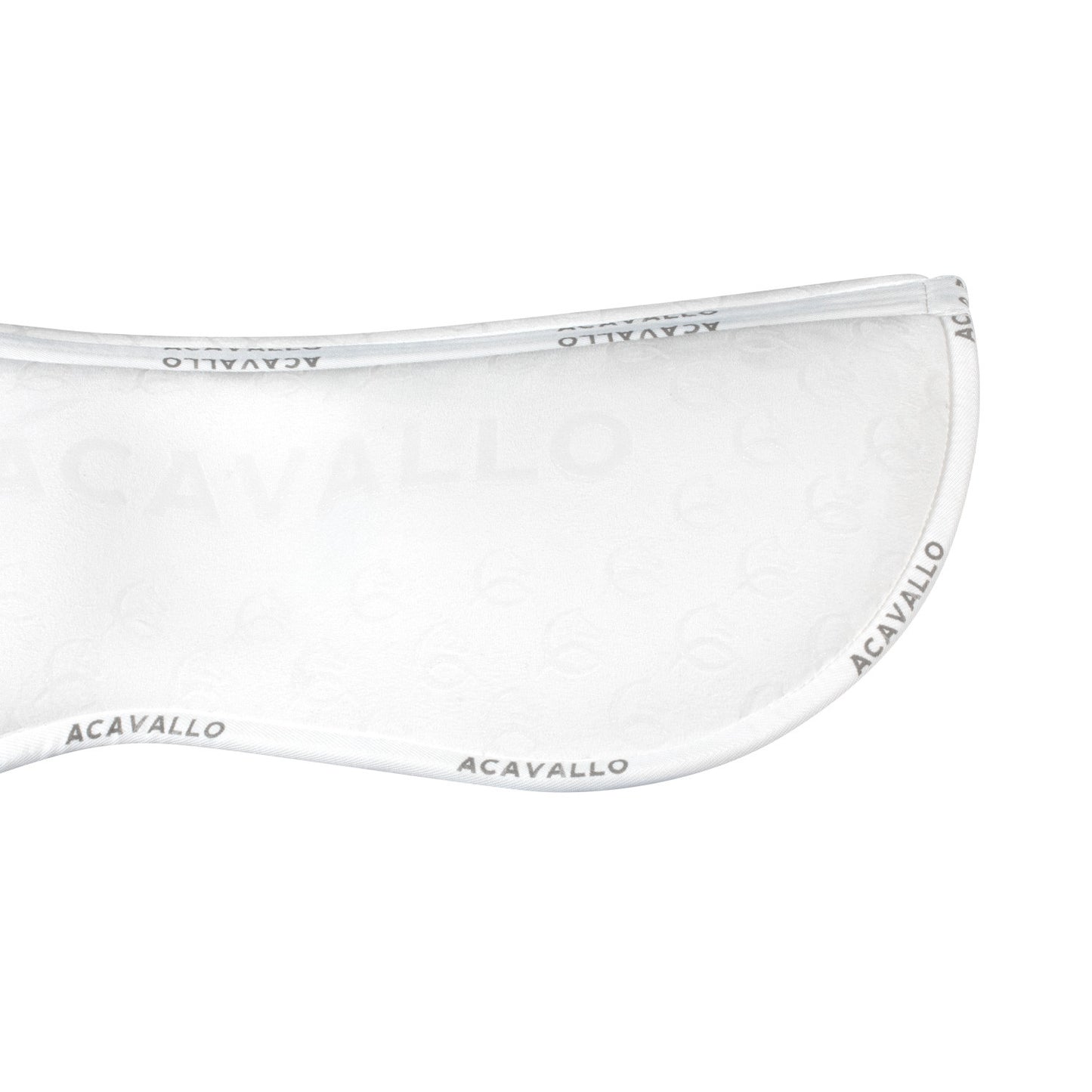 Compensador mf ds sw-3ds con empuñadura de gamuza y silicona plana Acavallo - Blanco