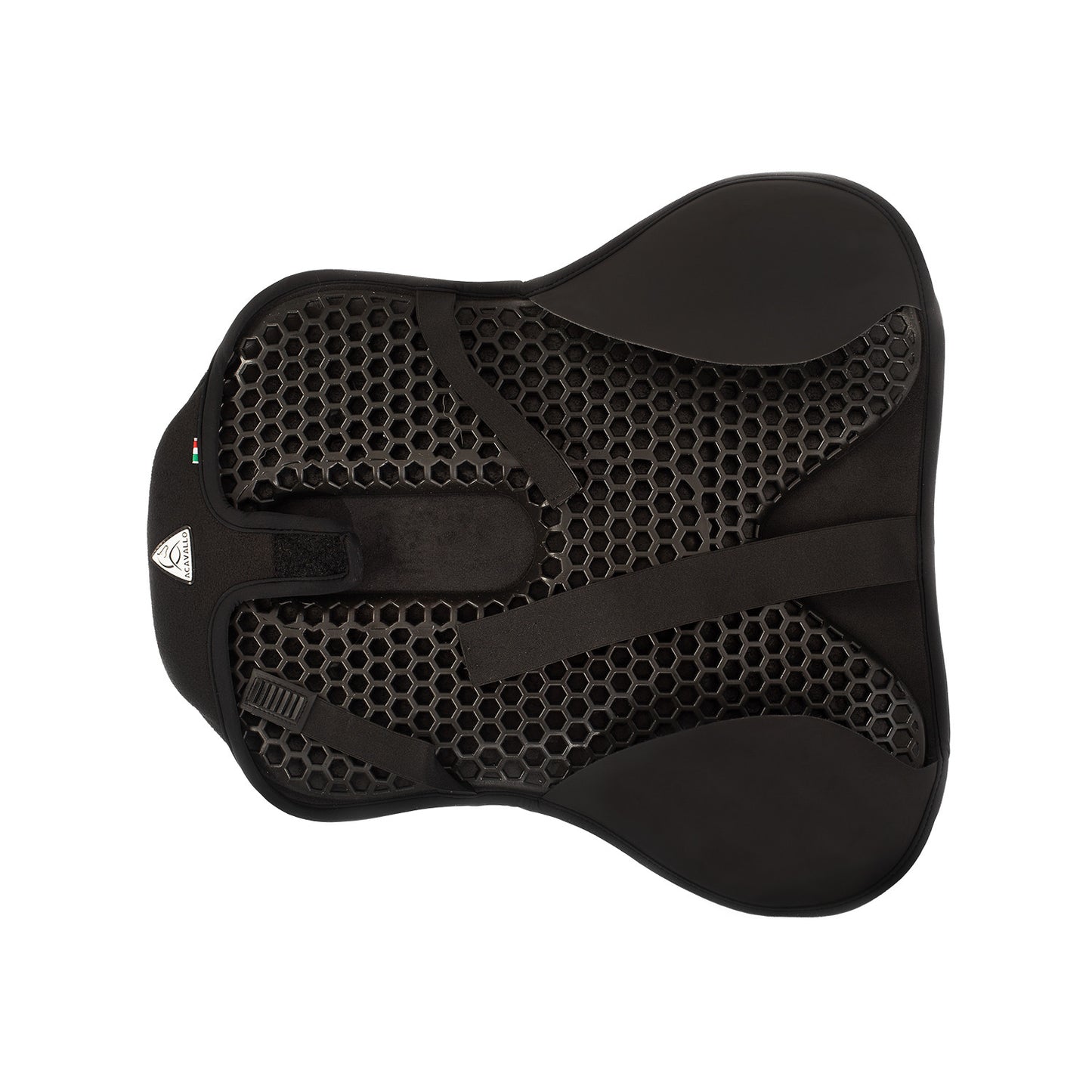 Funda de asiento salto Gel-in Classic Ortho-cóccix Dri-lex 20mm Acavallo - Negro