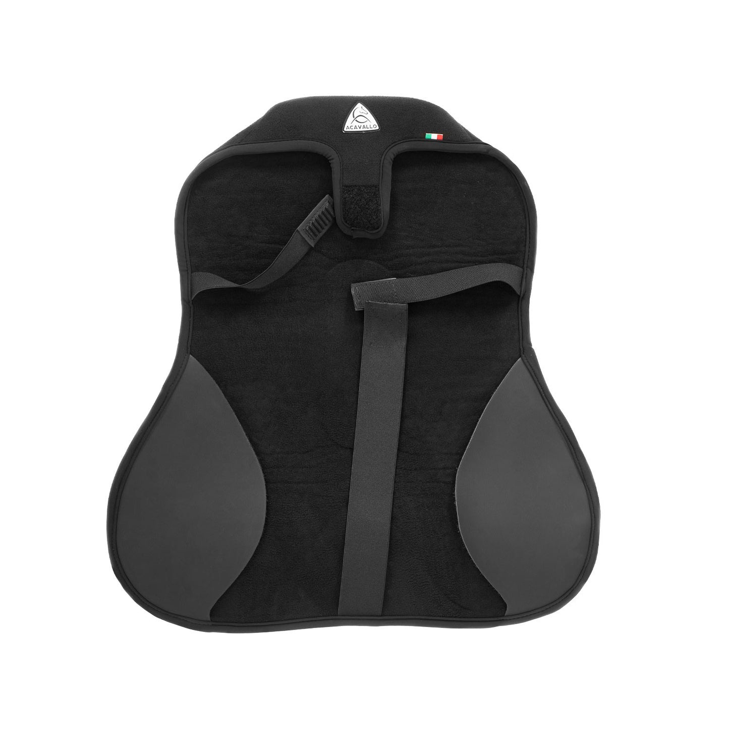 Funda de asiento salto gel-out hexagonal ortho-pubis dri-lex 20mm Acavallo - Negro