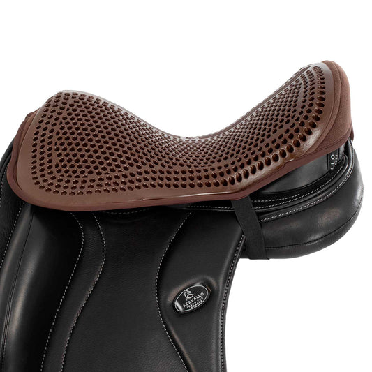 Cubreasiento dressage gel-out classic standard Dri-Lex 20 mm Acavallo - Marrón
