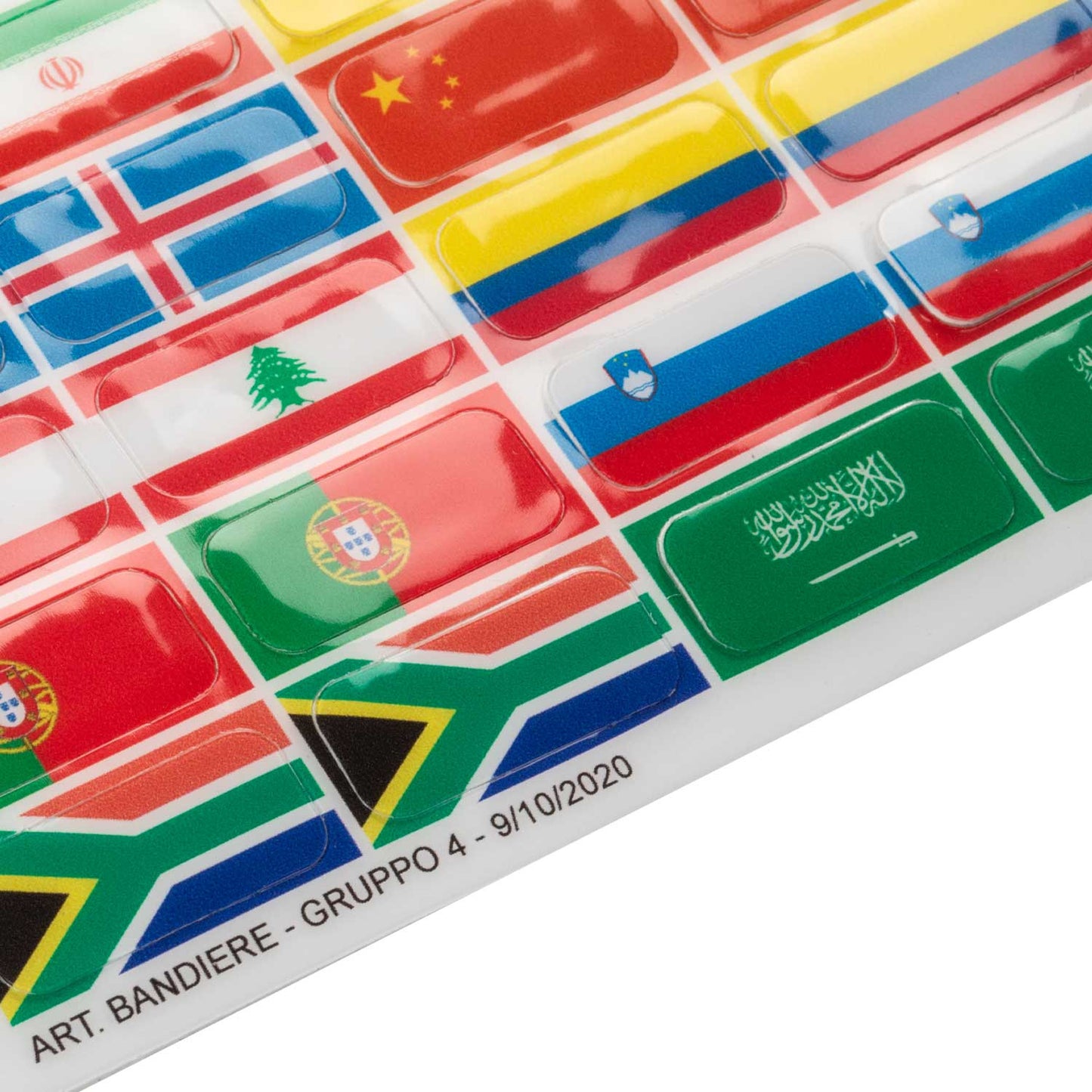 Juego de adhesivos banderas para soportes Opera Acavallo - Flag Group 4