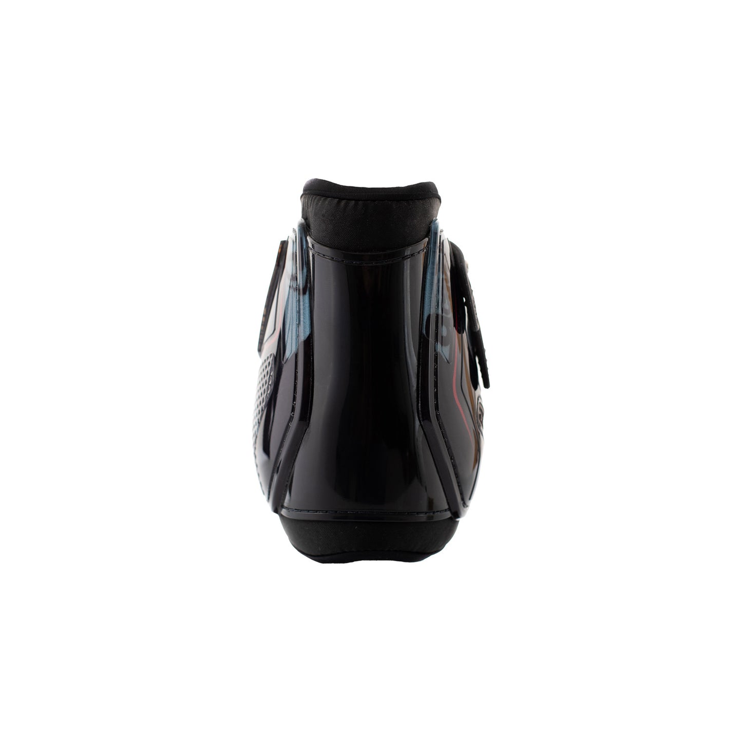 Protectores para menudillos con cierre elástico y botón Acavallo - Black/Red