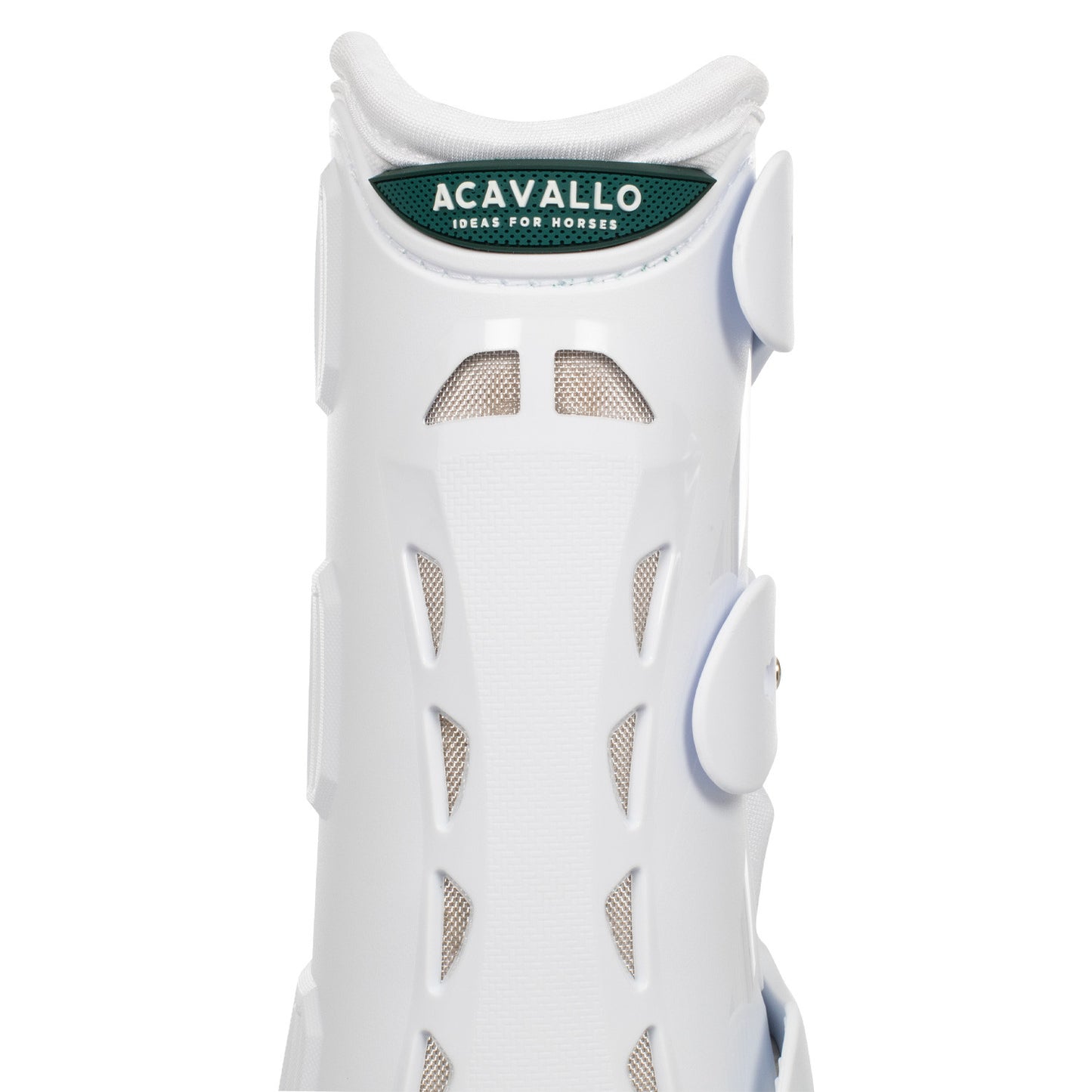 Protectores anatómicos de doma delanteros Acavallo - Blanco