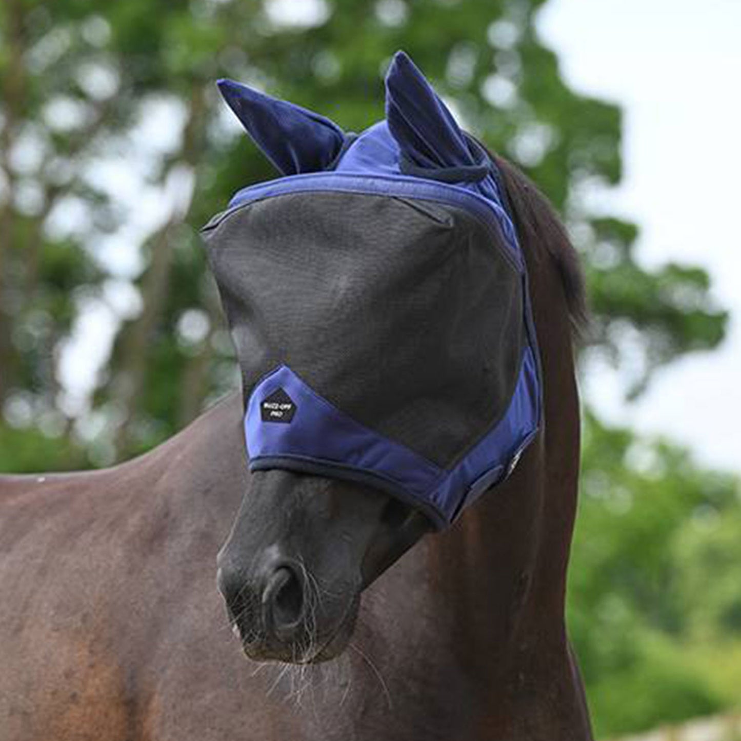 Máscara anti-moscas Buzz-Off Pro Bucas - Navy/Black