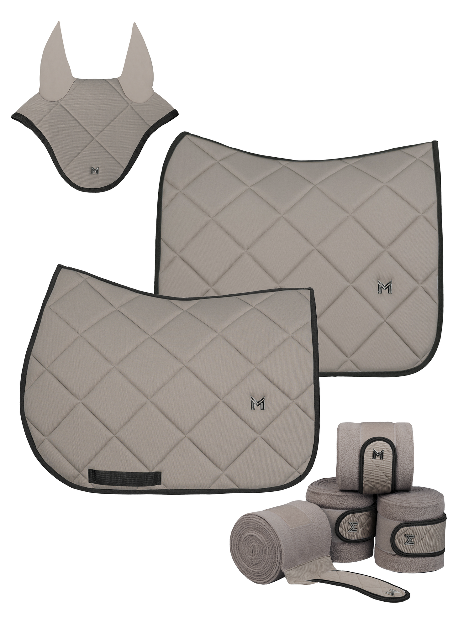 Producto ecuestre Maximilian Equestrian Crew Ear Bonnet (Taupe) detalle 3