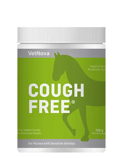 Accesorio ecuestre COUGH FREE para el Soporte de la Función Respiratoria Vetnova para equitación