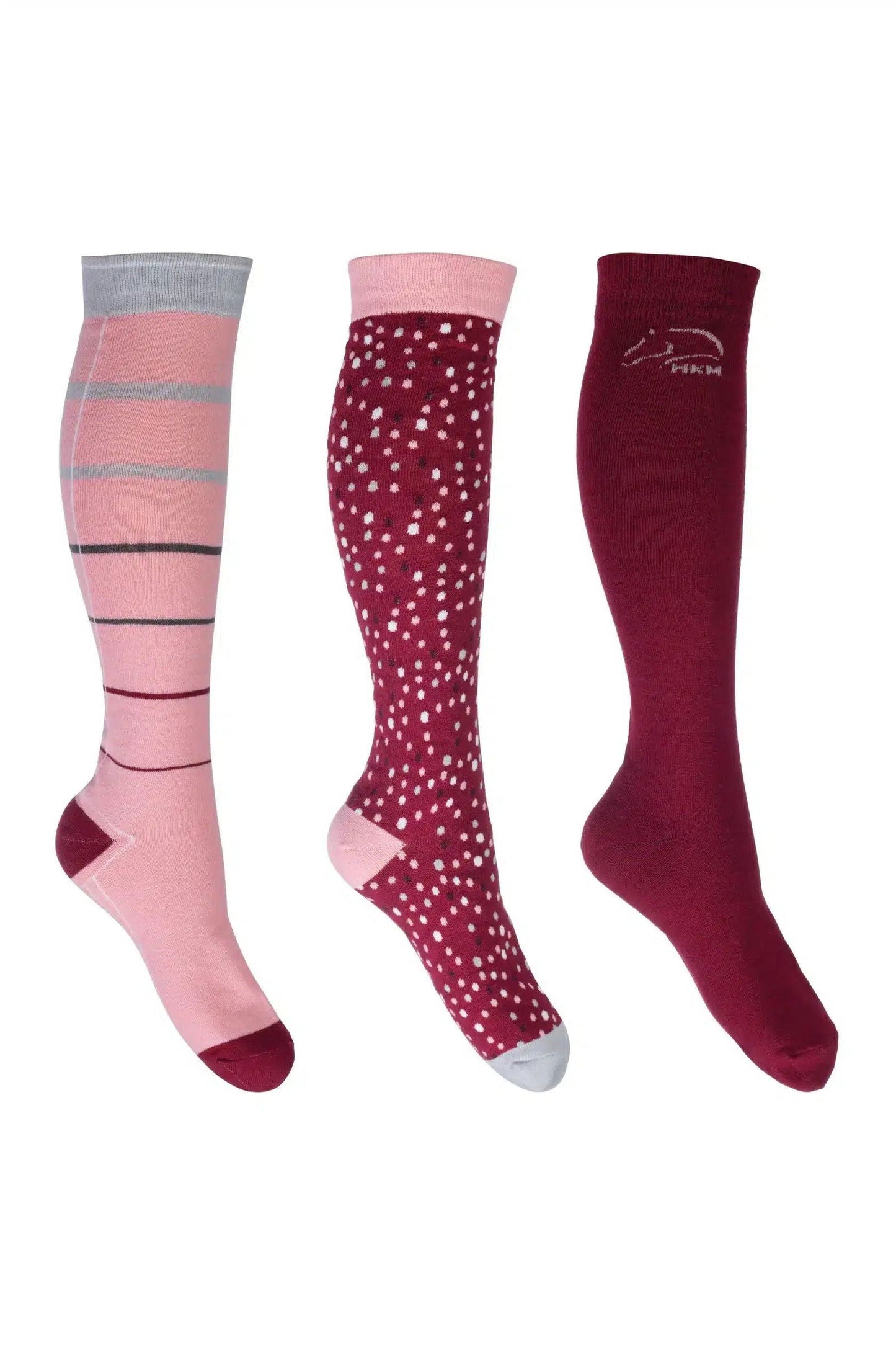 Calcetines -Miami- set 3 pares HKM para equitación - vista 2