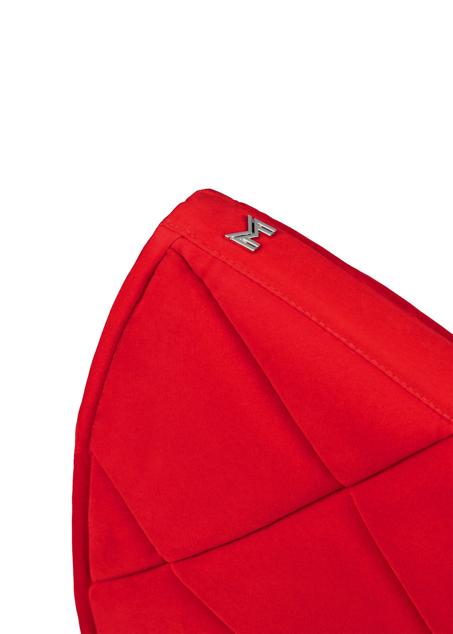 Producto ecuestre Maximilian Equestrian Velvet Jumping Saddle Pad (Crimson) detalle 6