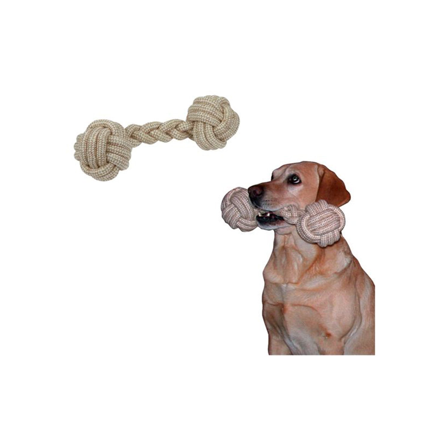Hueso de yute trenzado xl 40cm ø12cm Kerbl