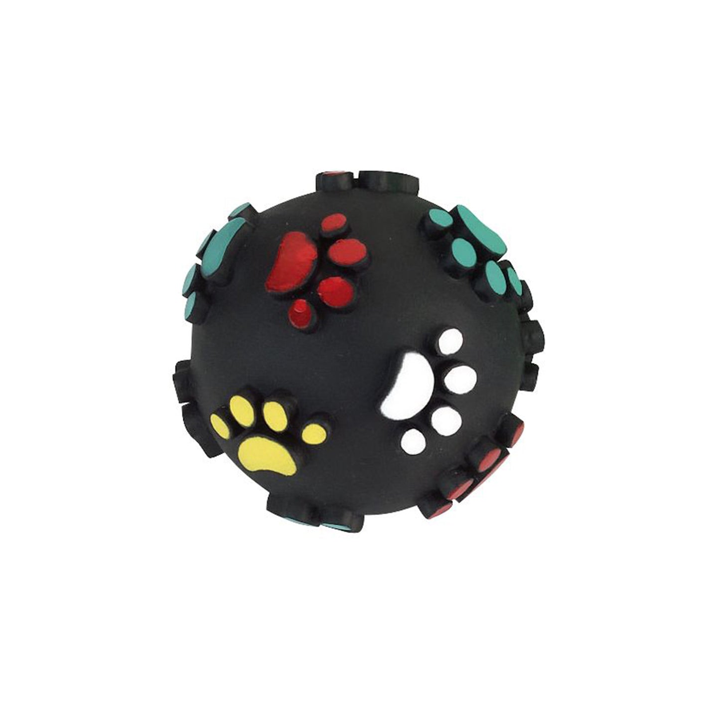 Pelota con huellas en vinilo 7 cm Kerbl