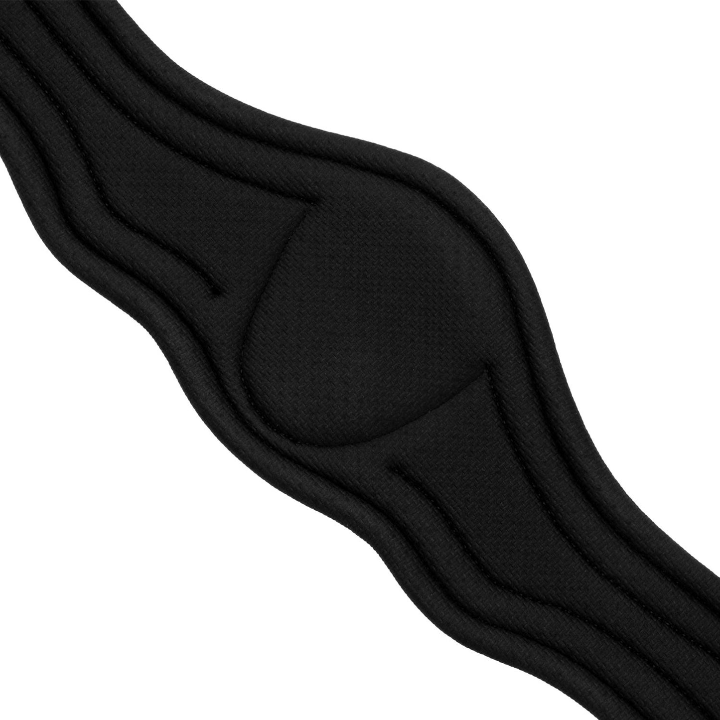 Cinchuelo de salto de cuero anatómico Equestro - Negro