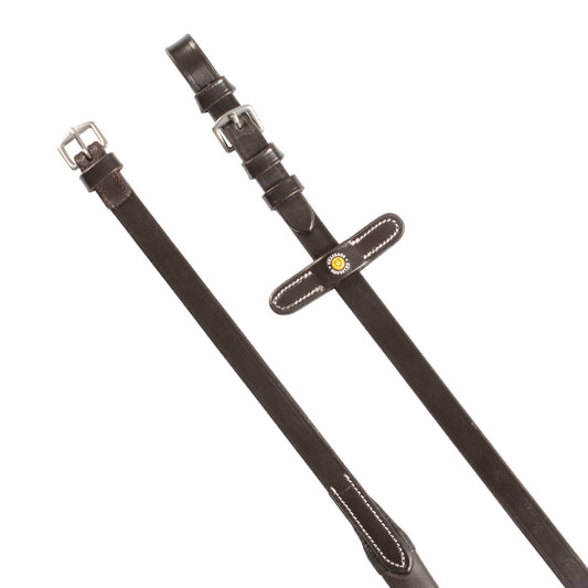 Redini Magna con grip 5/8 Traducción: Riendas Magna con grip 5/8 Equestro - Marrón