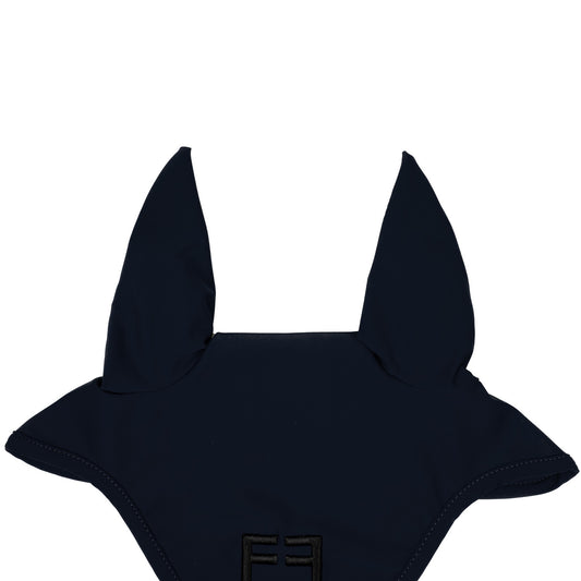 Gorro de tela técnica con logo Equestro - Navy/Black
