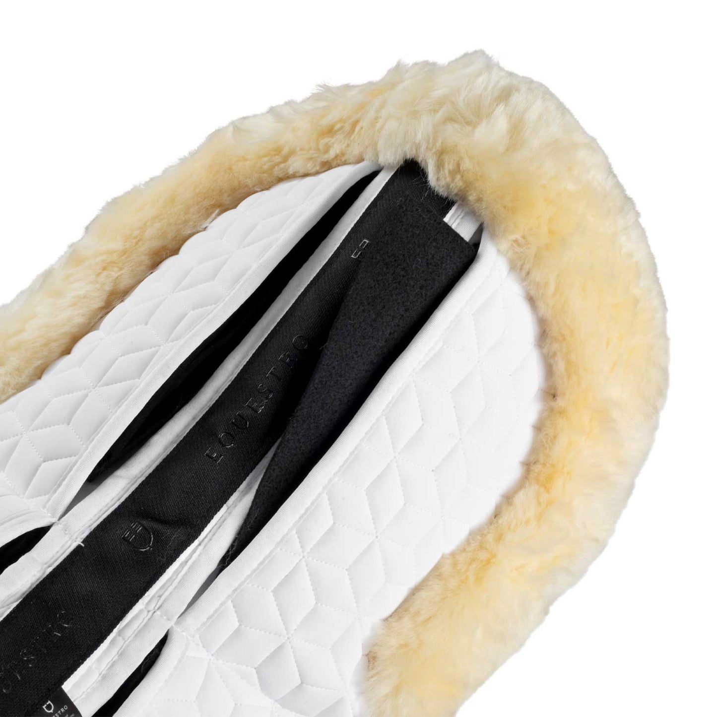 Compensador de elastano con bolsillos y borrego Equestro - White/Natural