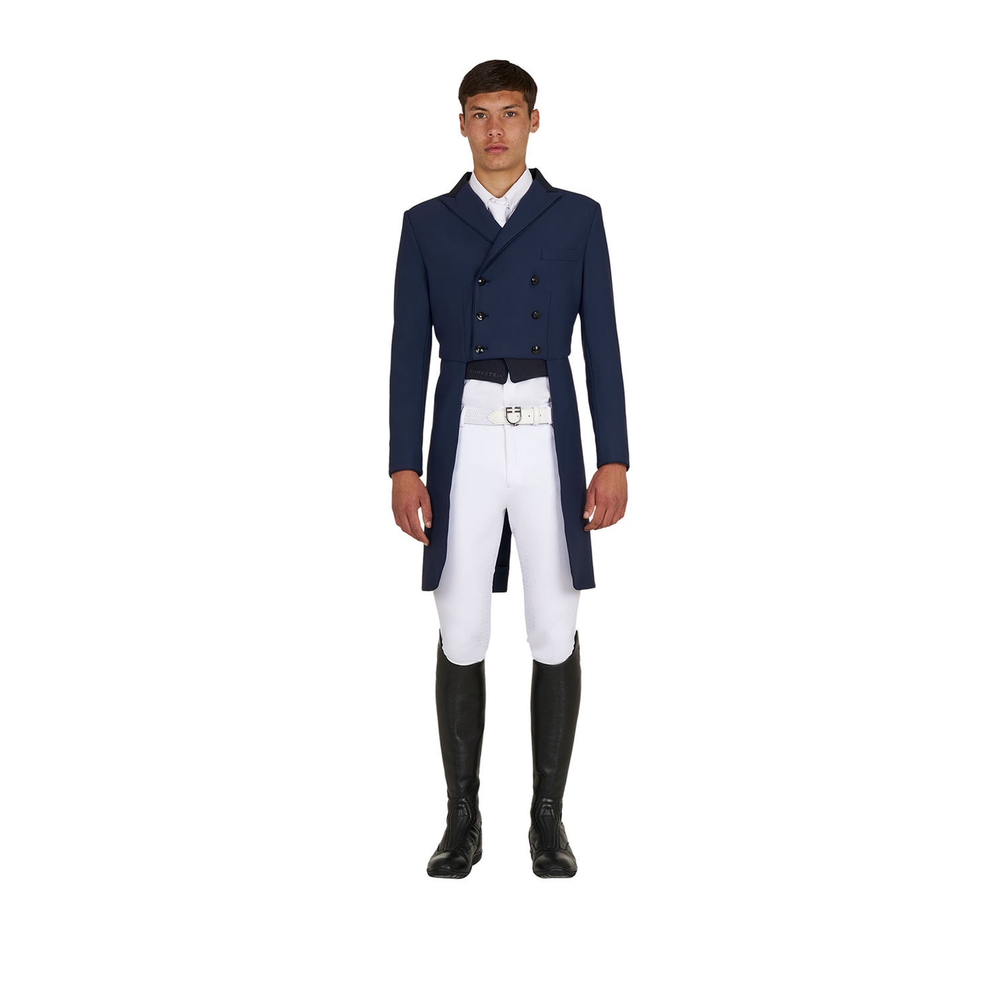 Frac de hombre de concurso en tejido técnico Equestro - Navy Blazer