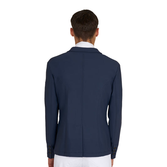 Chaqueta de concurso para hombre Girasol con logo en relieve Equestro - Navy Blazer