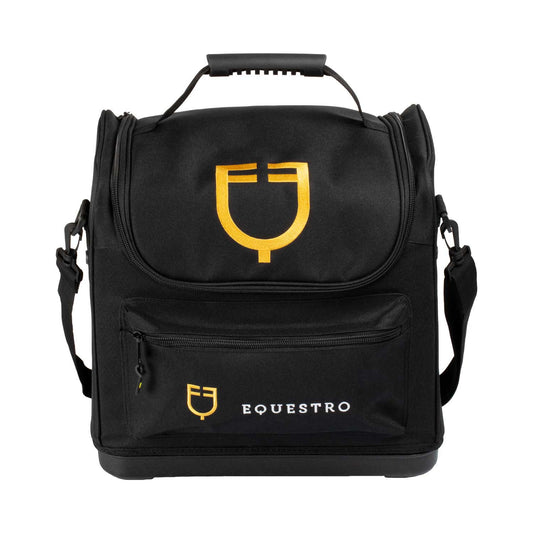 Bolsa kit grooming con bolsillos Equestro - Negro