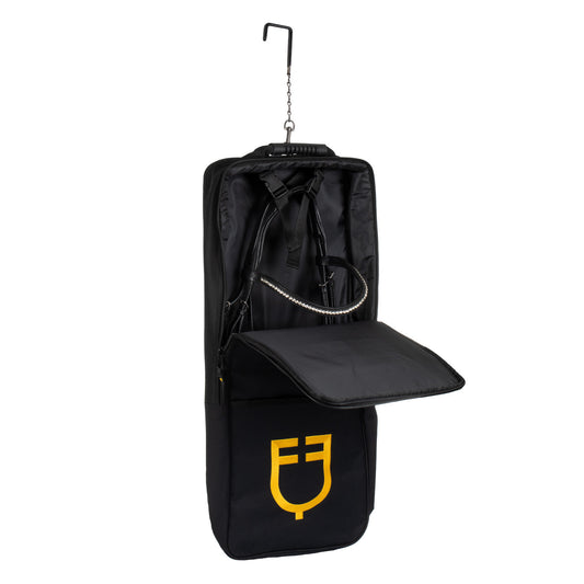 Bolsa porta-reinados con logo bordado Equestro - Negro
