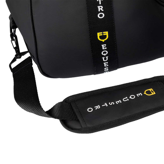 Bolsa para botas y casco de tela técnica Equestro - Negro