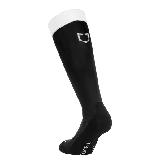Caja básica de calcetines unisex 3 uds Equestro - Black-White/Navy Blazer (19-3923)-White/Asphalt (19-0201)-Bk