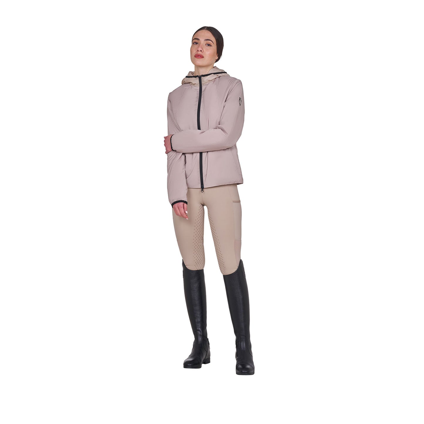 Softshell de mujer línea Foldable Equestro - Oxford Tan