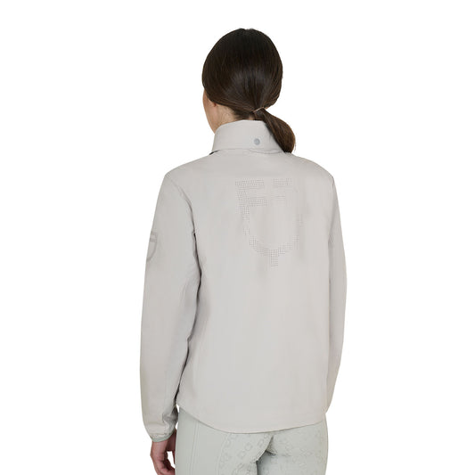 Softshell de mujer logo en la espalda Equestro - Harbor Mist