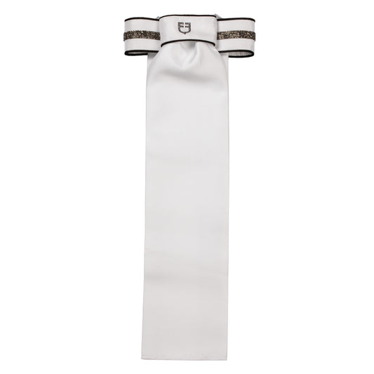 Plastrón de doma Impero Equestro - White/Black
