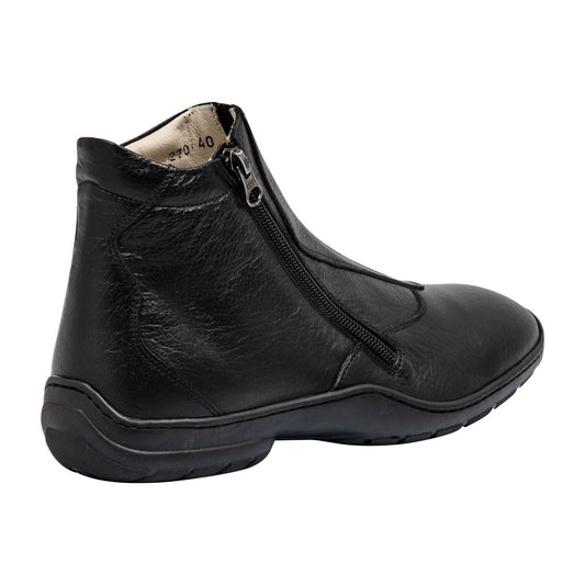 Botines Canova con piel de búfalo Franceschini - Negro