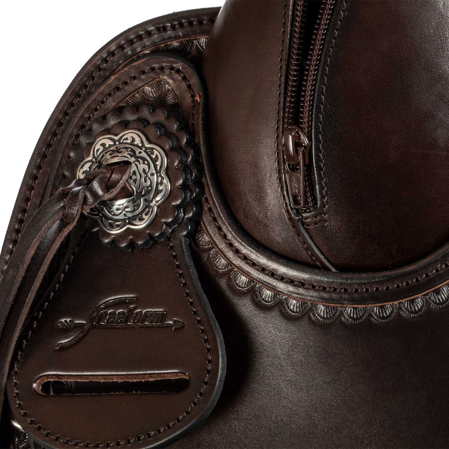 Silla sin árbol Western all round SB Freeform - Marrón oscuro