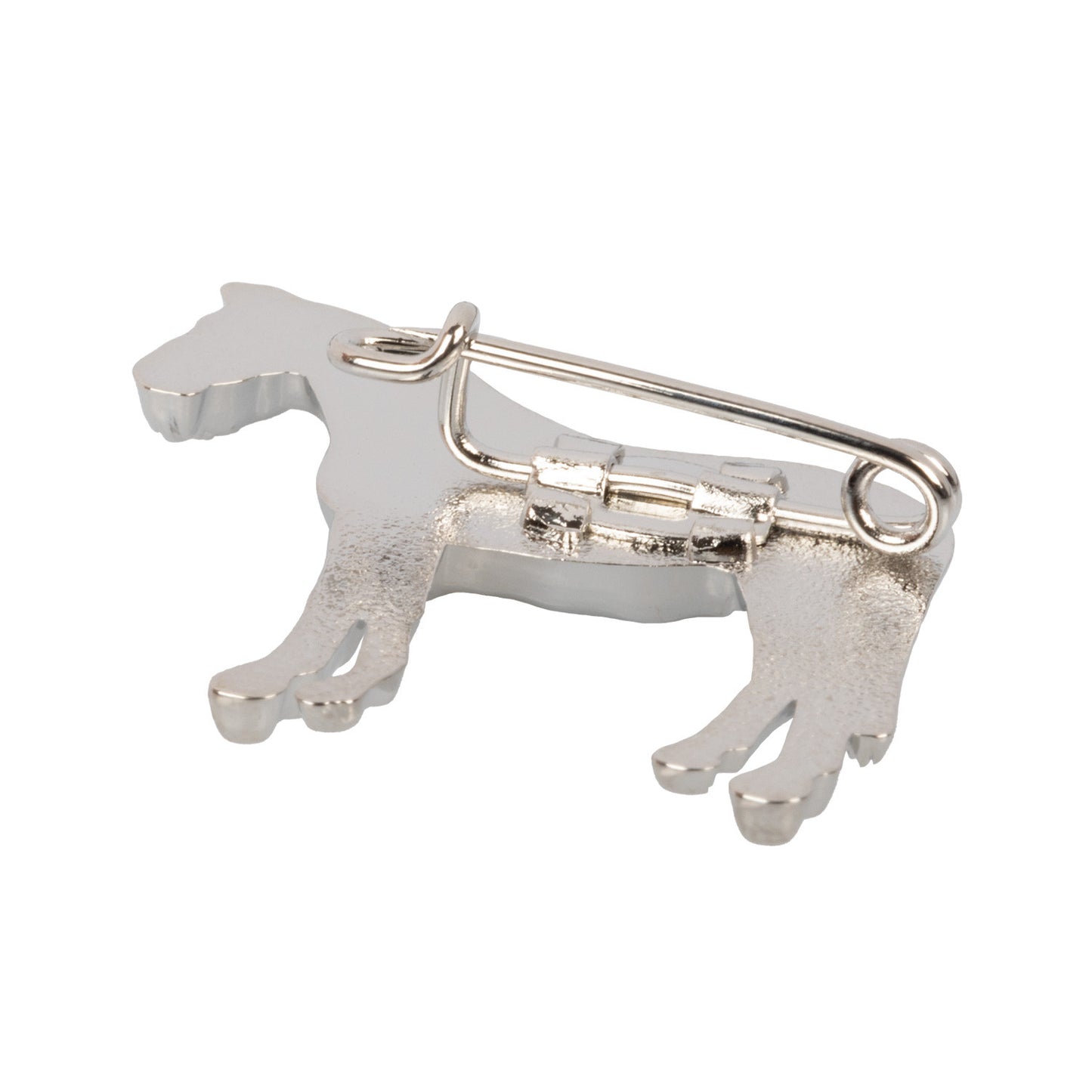 Broche modelo Caballo de pie Umbria Equitazione - Plateado