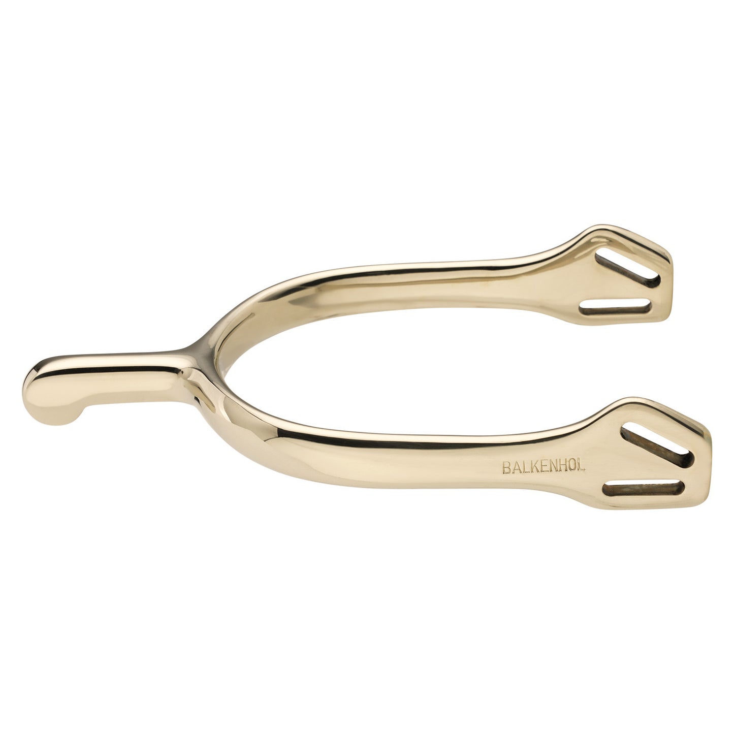 Espuelas Balkenhol para hombre con cierre Balkenhol - Plata alemana altamente pulida, 40 mm redondeadas Sprenger