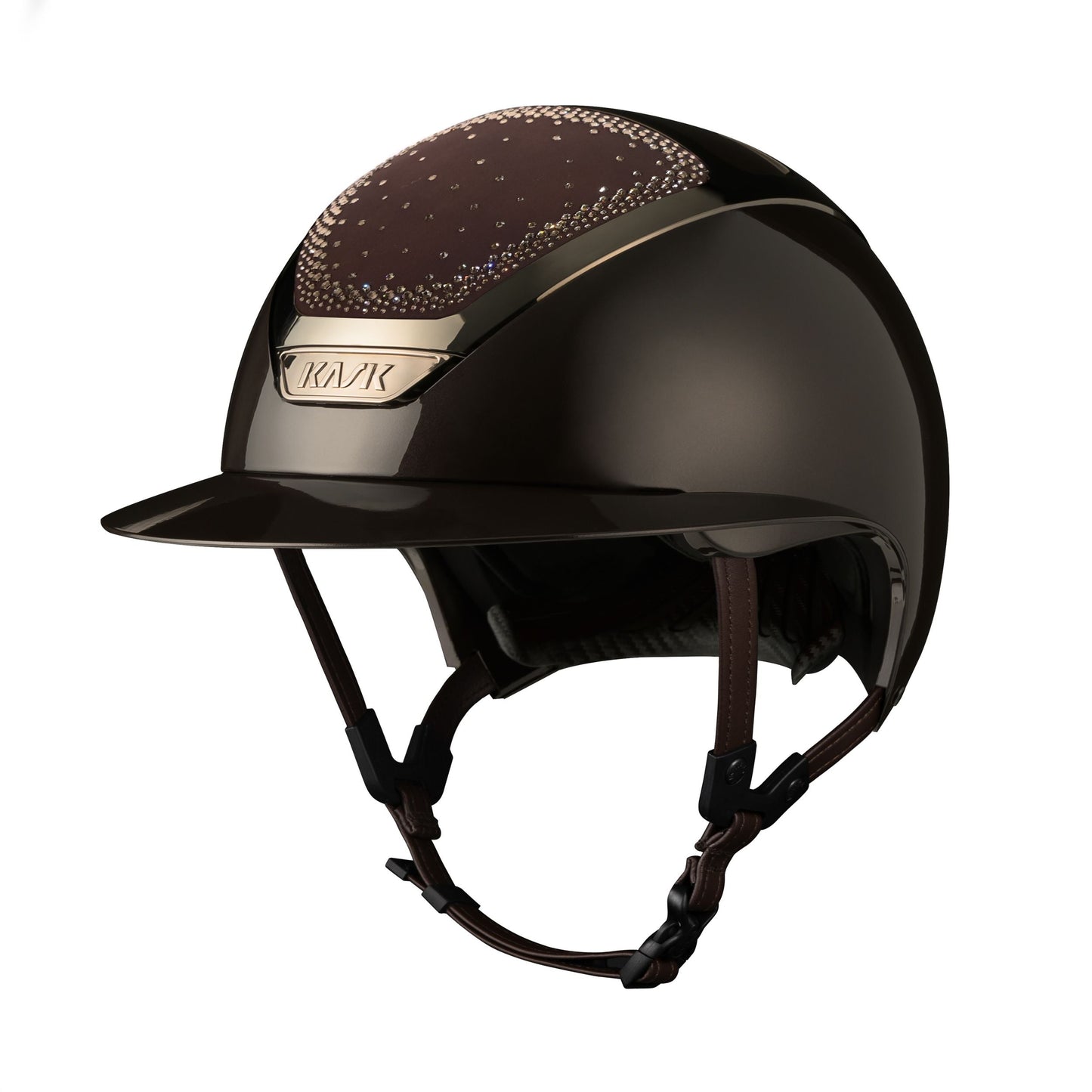 Camiseta técnica Kask Riding Helmet Star Lady Pure Shine In-Out Brown vista principal