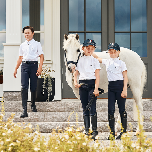 Camisetas Kingsland Classic Junior manga corta Show Shirt (Boys) para equitación - vista 2