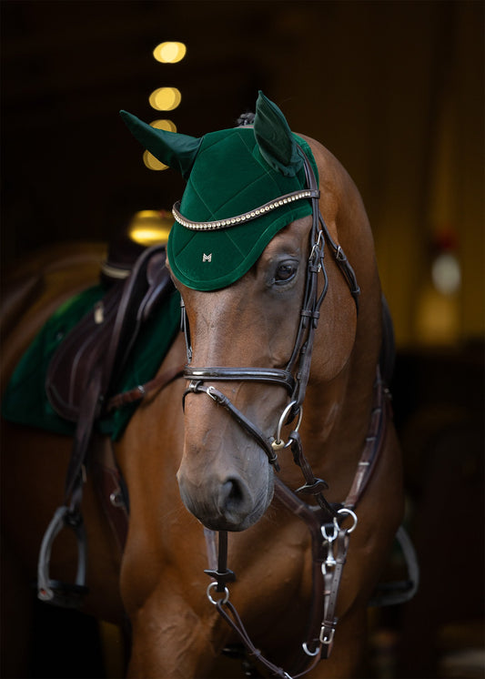 Maximilian Equestrian Velvet mantilla de salto (Jade) para equitación - vista 2
