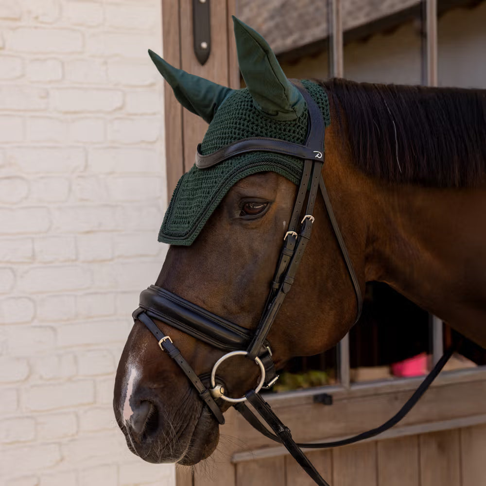 Ear Bonnets Kentucky Fly Veil Wellington Velvet Mini Pearls Soundless detalle 7