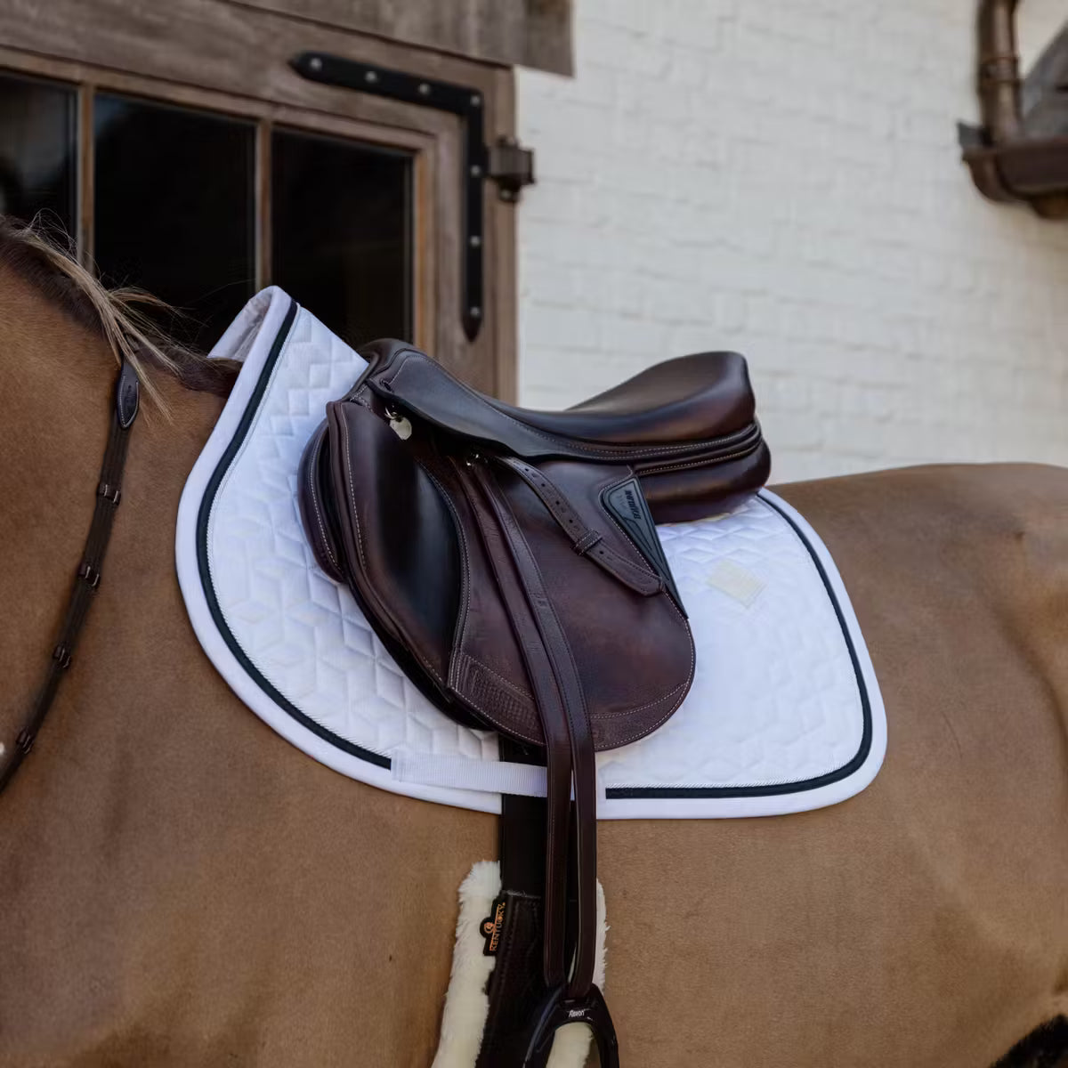 Manta para caballo Kentucky Saddle Pad Glitter Rope Jumping detalle 7