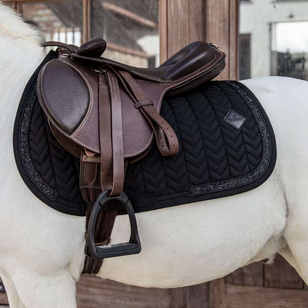 Manta para caballo Kentucky Saddle Pad Glitter Stone Jumping Pony detalle 4