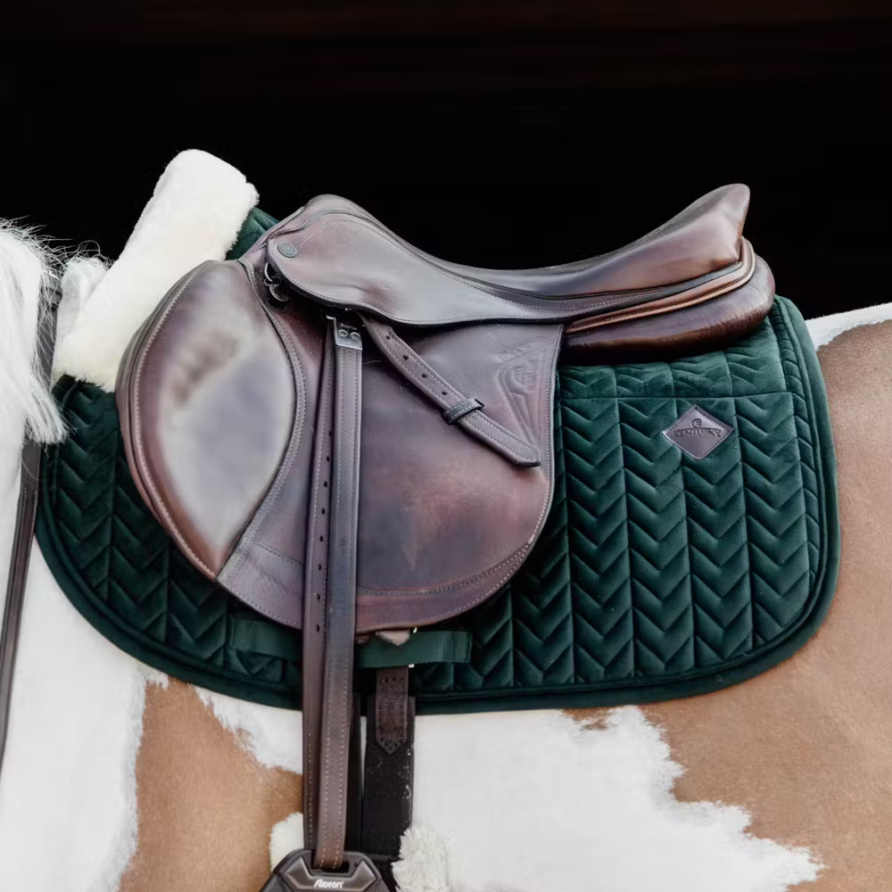 Manta para caballo Kentucky Skin Friendly Saddle Pad Velvet Jumping detalle 6
