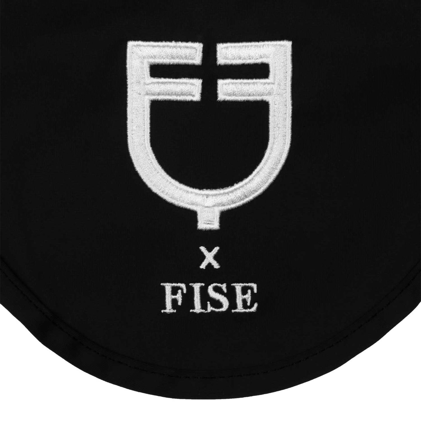 Gorro en tejido técnico Equestro X FISE - Negro
