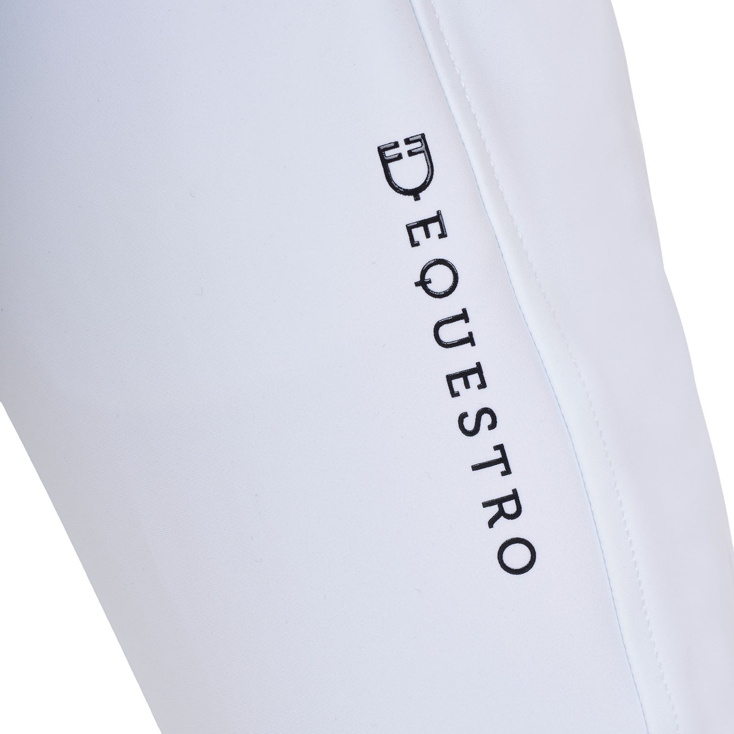 Pantalones unisex para niños grip en la rodilla Equestro X FISE - Blanco