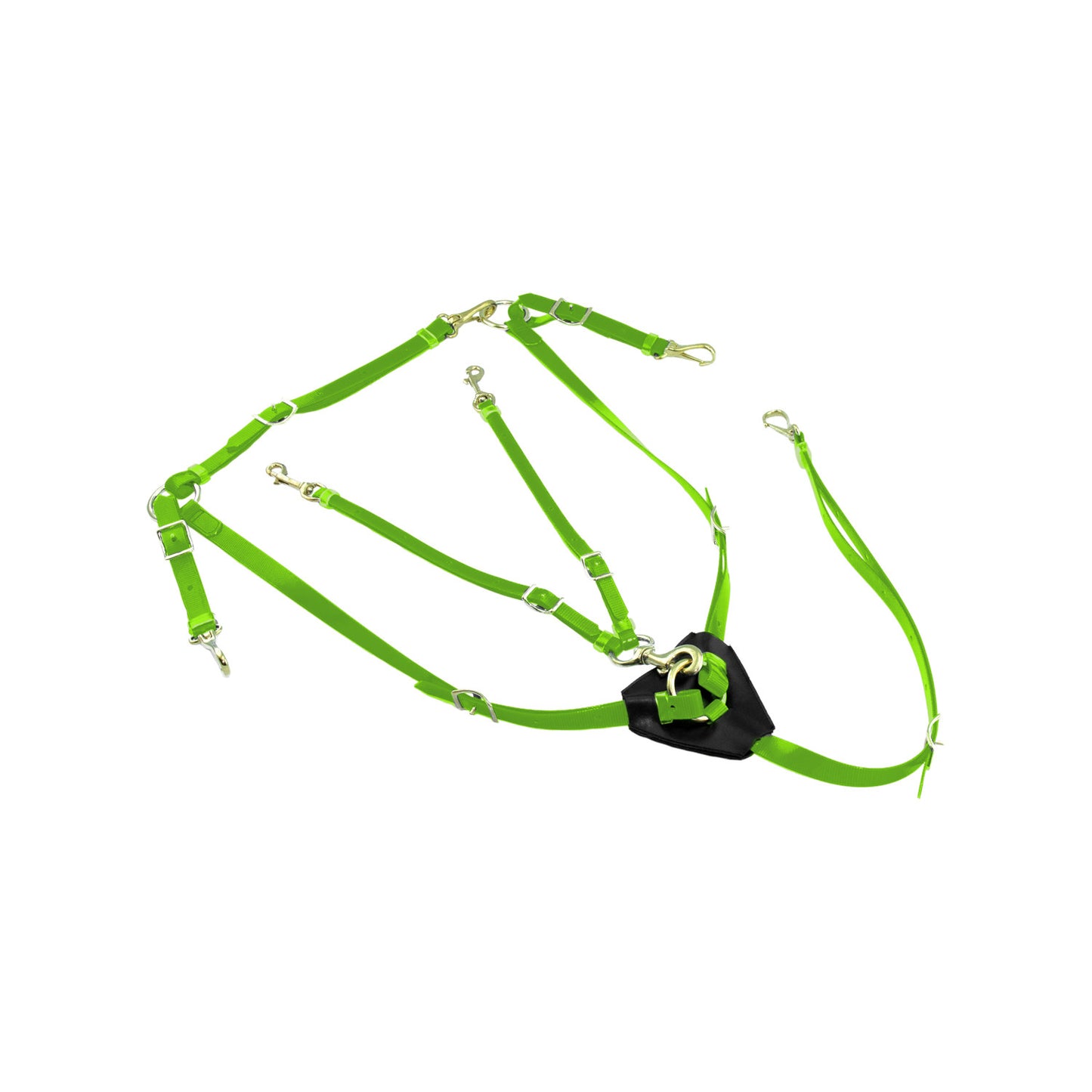 Pechera con horquilla en biothane Lakota - Lime