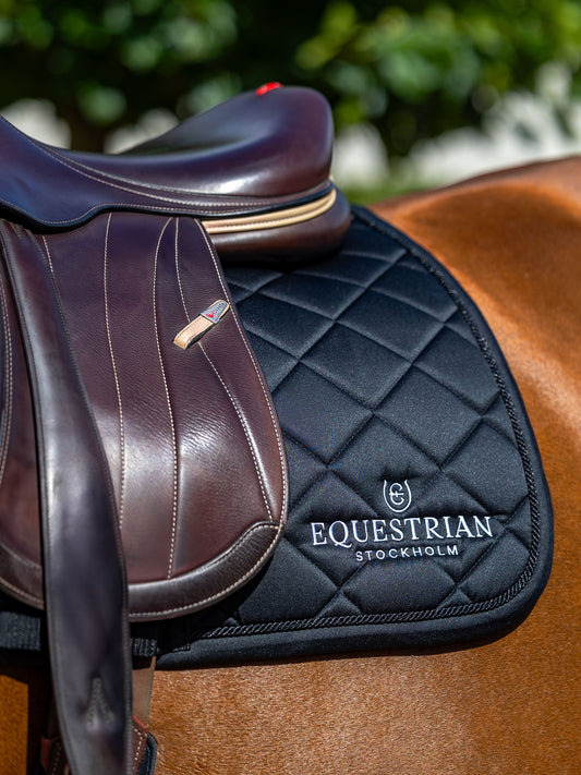 de salto Equestrian Stockholm mantilla de salto Line Black para equitación - vista 2