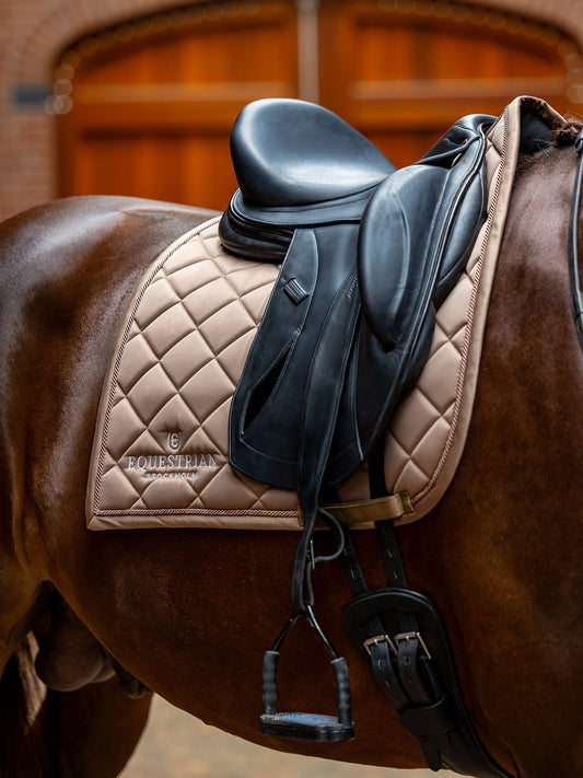 de doma Equestrian Stockholm mantilla de doma Line Champagne para equitación - vista 2