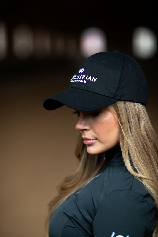 Accesorio ecuestre Gorra Equestrian Stockholm gorra Black White para equitación - vista 2