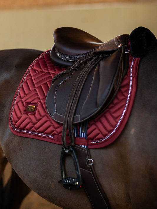 de salto Vegan Fur Crystal Equestrian Stockholm mantilla de salto Vegan para equitación - vista 2